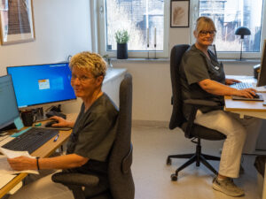 Katarina Ruthagen och Eva Hansson, Undersköterskor
